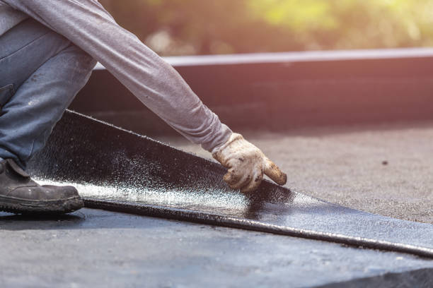 Professional Crawl Space Encapsulation technician working in Pataskala, OH